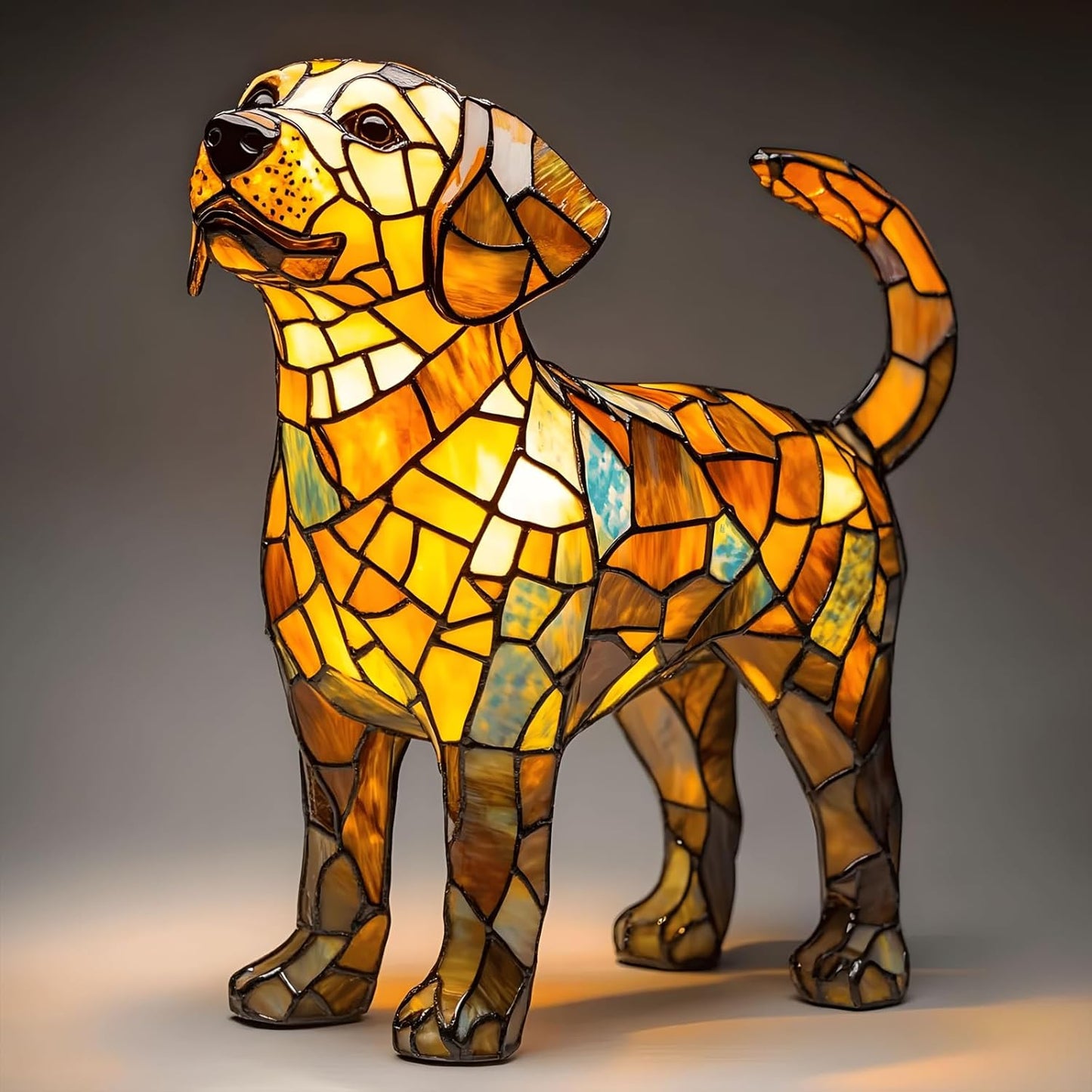 HANDMADE BY HAROLD DOG LAMPS