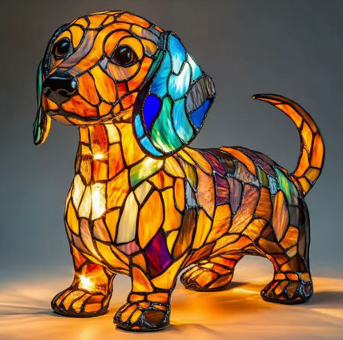 HANDMADE BY HAROLD DOG LAMPS
